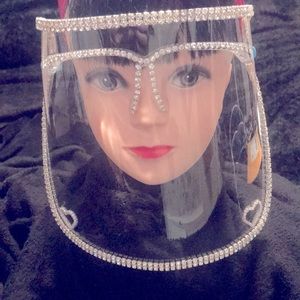 Blinged out Face Shield